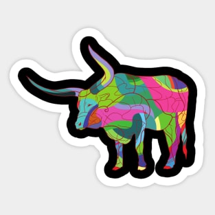 Bull Sticker